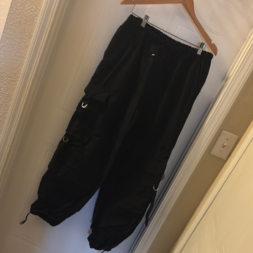 Black Parachute Pants